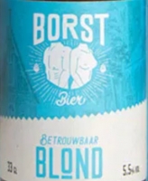 Betrouwbaar Blond bier etiket